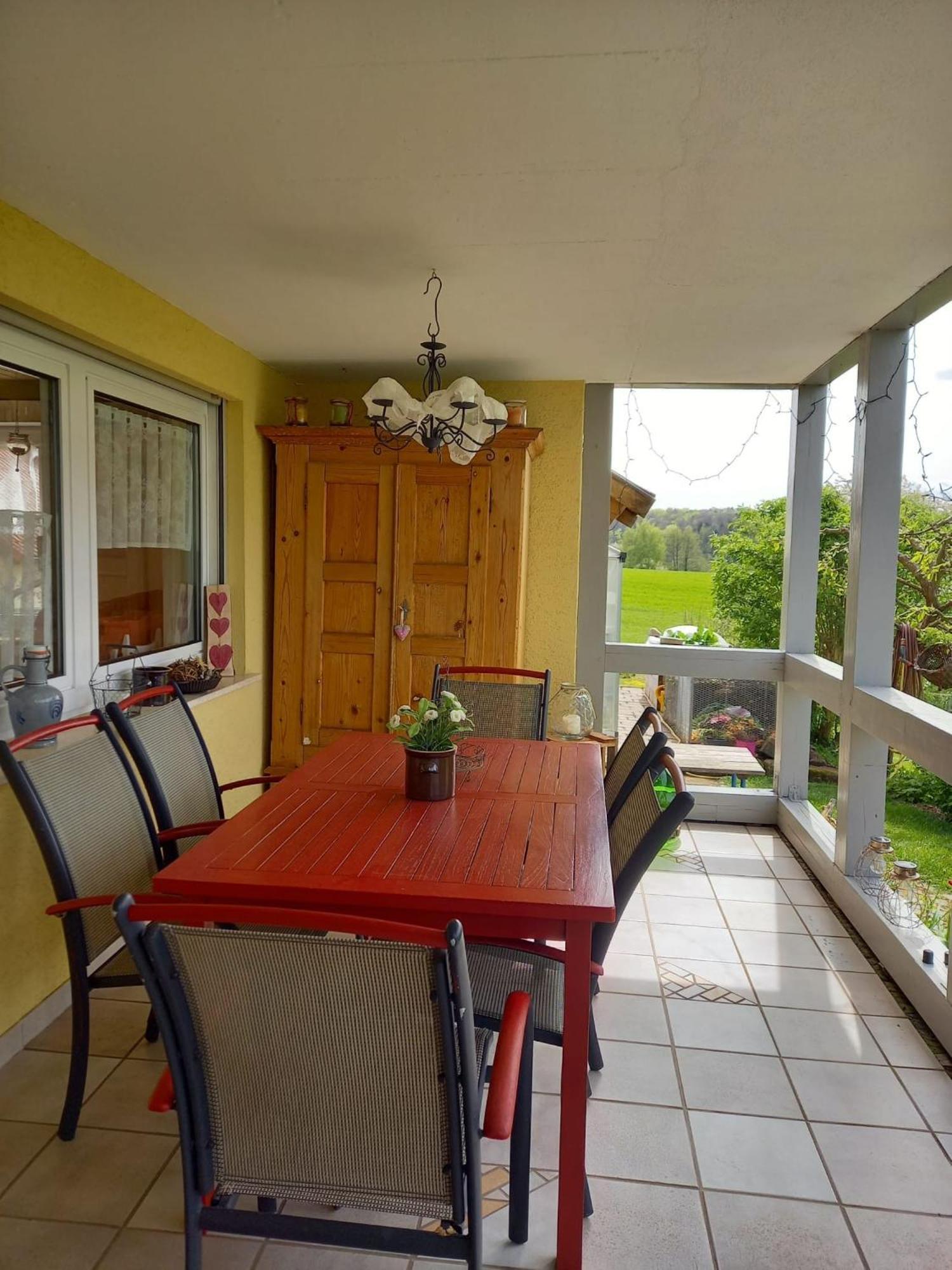 Ferienwohnung Pfadenhauer Pfarrweisach ภายนอก รูปภาพ
