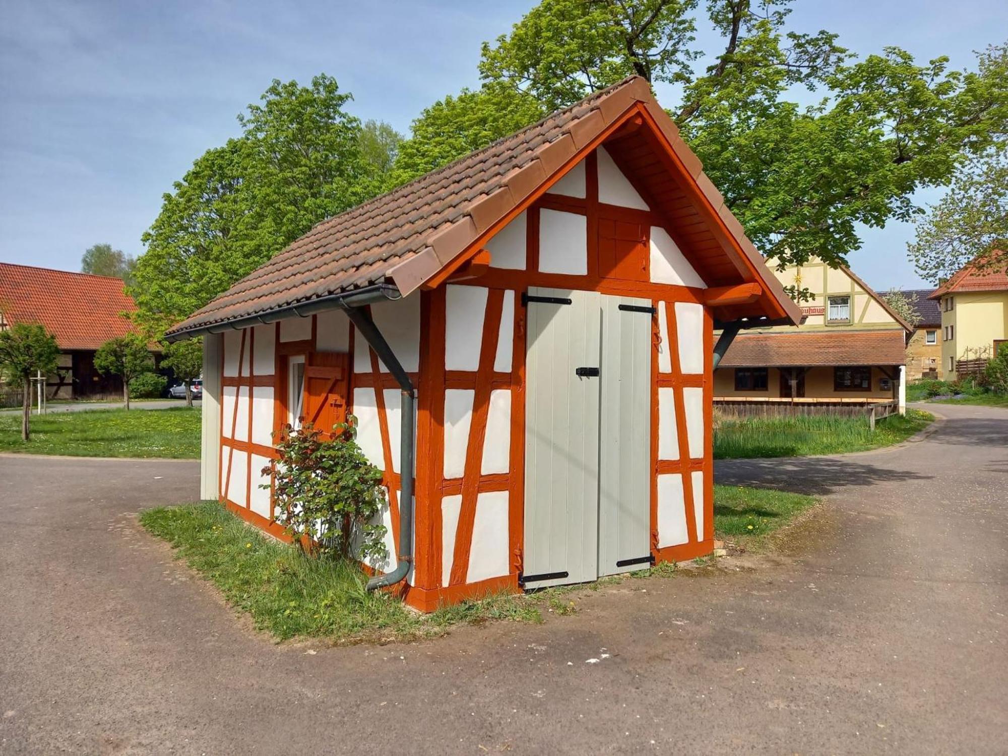 Ferienwohnung Pfadenhauer Pfarrweisach ภายนอก รูปภาพ