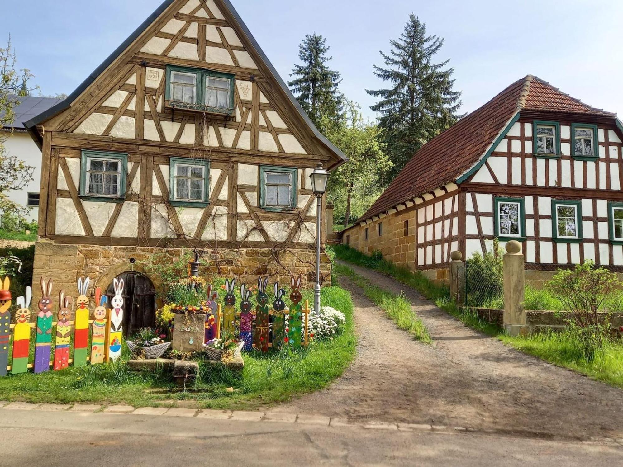 Ferienwohnung Pfadenhauer Pfarrweisach ภายนอก รูปภาพ